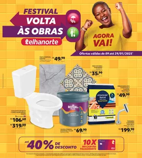 Promoções de Material de Construção em São Paulo | Festival Volta Ás Obras de Telhanorte | 28/01/2025 - 29/01/2025