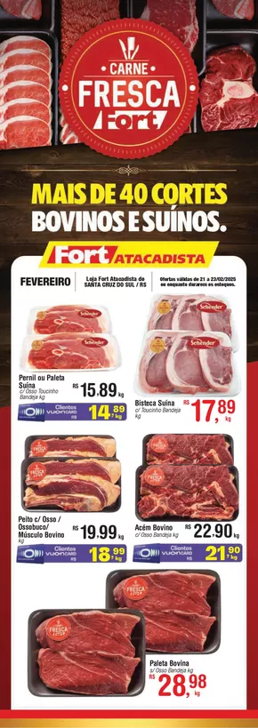 Catálogo Fort Atacadista em São Paulo | Carne Fresca 21 a 23 FEV 25 Santa Cruz do Sul | 21/02/2025 - 23/02/2025