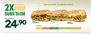 Catálogo Subway em Aracaju | Ofertas Subway | 04/03/2025 - 31/03/2025