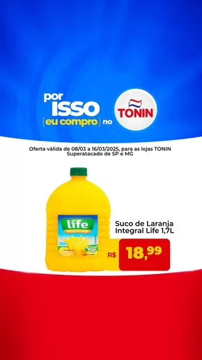 Catálogo Tonin Superatacado em Ribeirão Corrente | SUCOS LIFE | 08/03/2025 - 16/03/2025