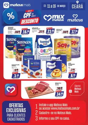 Catálogo Supermercados Mateus em Quixeramobim | Seu CPF Vale Muito | 11/03/2025 - 16/03/2025