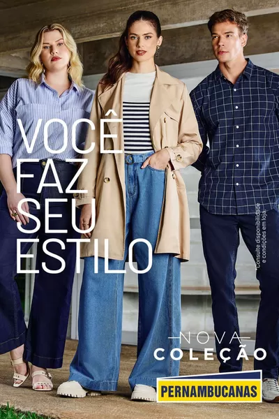 Promoções de Moda em Vargem Grande do Sul | Você faz seu estilo de Pernambucanas | 11/03/2025 - 31/03/2025