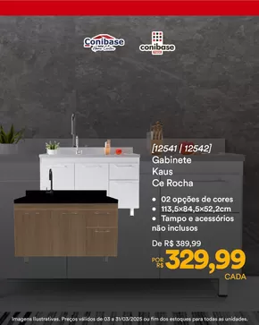 Promoções de Material de Construção em Taboão da Serra | Ofertas exclusivas e pechinchas de Conibase | 03/03/2025 - 31/03/2025