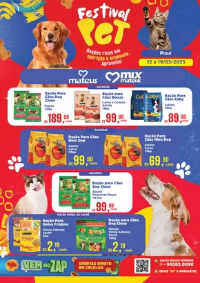 Catálogo Supermercados Mateus em Piripiri | Melhores ofertas para todos os clientes | 12/03/2025 - 19/03/2025