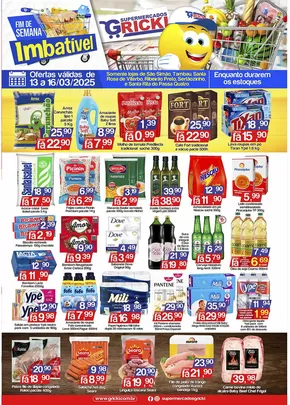 Catálogo Supermercados Gricki em Casa Branca | Novas ofertas para descobrir | 13/03/2025 - 16/03/2025