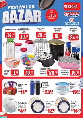 Catálogo Supermercados Mateus em Quixeramobim | Festival de Bazar | 13/03/2025 - 19/03/2025