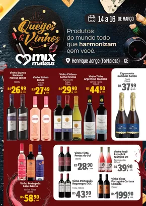 Catálogo Supermercados Mateus em Fortaleza | Queijos e Vinhos | 14/03/2025 - 16/03/2025