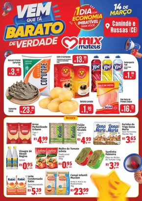 Catálogo Supermercados Mateus em Russas | Novas ofertas para descobrir | 14/03/2025 - 14/03/2025