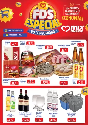 Catálogo Supermercados Mateus em Bacabal | Economize agora com nossas ofertas | 14/03/2025 - 16/03/2025