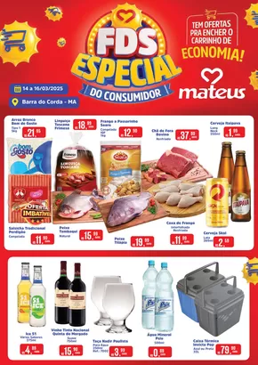 Catálogo Supermercados Mateus em Barra do Corda | Promoções especiais em andamento | 14/03/2025 - 16/03/2025