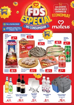 Catálogo Supermercados Mateus em São Luís | Grandes descontos em produtos selecionados | 14/03/2025 - 16/03/2025