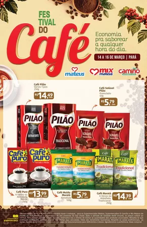 Promoções de Supermercados em Marituba | Festival do Café de Supermercados Mateus | 14/03/2025 - 16/03/2025