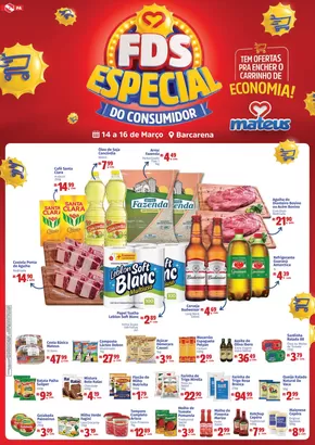 Catálogo Supermercados Mateus em Barcarena | Fim de SConsumidoremana Especial do | 14/03/2025 - 16/03/2025