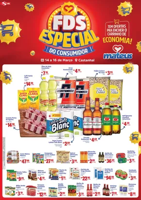 Catálogo Supermercados Mateus em Castanhal | Pechinchas e ofertas atuais | 14/03/2025 - 16/03/2025