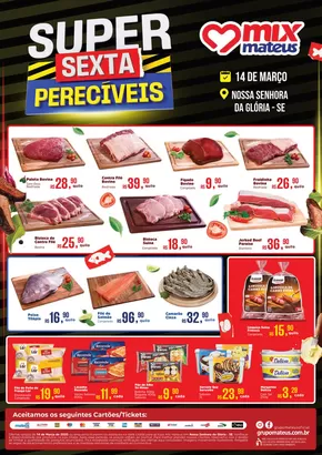 Catálogo Supermercados Mateus em Nossa Senhora da Glória | Melhores ofertas e descontos | 14/03/2025 - 14/03/2025