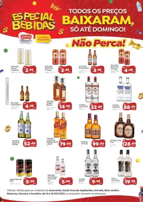 Promoções de Supermercados em Caruaru | Melhores ofertas e descontos de Novo Atacarejo | 14/03/2025 - 16/03/2025