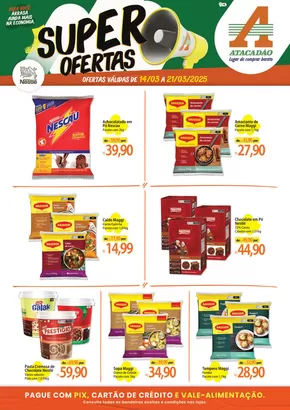 Promoções de Supermercados em Campina Grande | Grandes descontos em produtos selecionados de Atacadão | 14/03/2025 - 21/03/2025