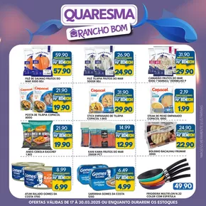 Catálogo Rancho Bom Supermercados | Encarte Rancho Bom Supermercados | 17/03/2025 - 30/03/2025