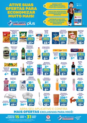 Catálogo Supermercados Jaù Serve | Ative Suas Ofertas Para Economizar Muito Maisi | 17/03/2025 - 31/03/2025