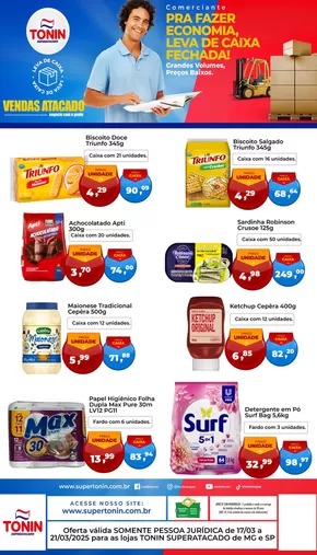 Catálogo Tonin Superatacado em Catanduva | OFERTA PJ - 17.03 A 21.03 | 17/03/2025 - 21/03/2025