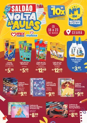 Catálogo Supermercados Mateus em Canindé | Promoções especiais em andamento | 18/03/2025 - 23/03/2025