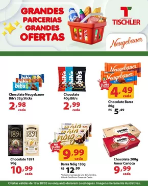 Promoções de Supermercados em Cachoeira do Sul | Encarte Supermercados Tischler de Supermercados Tischler | 19/03/2025 - 30/03/2025