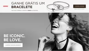 Promoções de Relógios e Joias em Carapicuíba | Ganhe gratis um bracelete ! de Pandora | 20/03/2025 - 29/03/2025