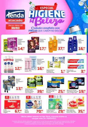 Promoções de Supermercados em Embu das Artes | Especial Higiene E Beleza de Tenda Atacado | 24/03/2025 - 30/03/2025