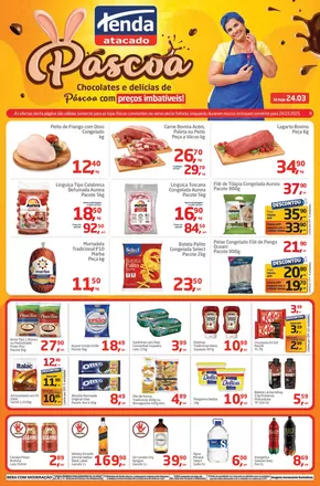 Promoções de Supermercados em Itatiba | Tenda atacado Pascoa ! de Tenda Atacado | 24/03/2025 - 24/03/2025