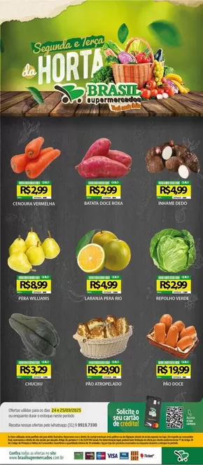 Catálogo Brasil Supermercados | Encarte Brasil Supermercados | 24/03/2025 - 25/03/2025