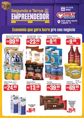 Promoções de Supermercados em Paulista | Ofertas especiais atraentes para todos de Supermercados Mateus | 24/03/2025 - 25/03/2025
