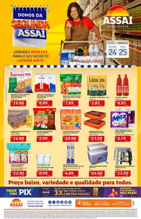 Promoções de Supermercados em Feira de Santana | Melhores ofertas para todos os clientes de Assaí Atacadista | 24/03/2025 - 25/03/2025
