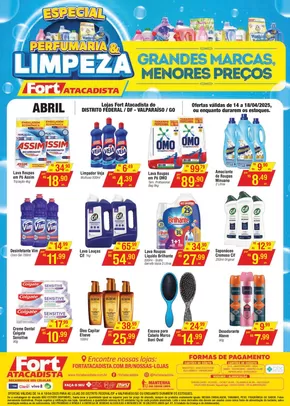 Promoções de Supermercados em Valparaíso de Goiás | DF FORT Lamina Perfumaria e Limpeza 14 a 18 04 25 de Fort Atacadista | 14/04/2025 - 18/04/2025