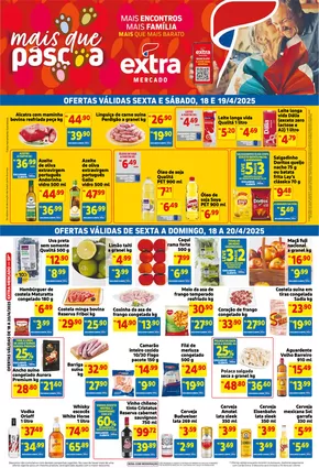 Catálogo Mercado Extra em Diadema | Grandes descontos em produtos selecionados | 18/04/2025 - 20/04/2025