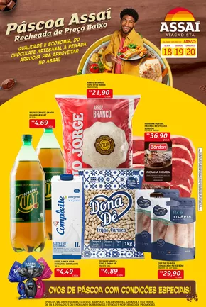 Promoções de Supermercados em Goiânia | Ofertas para caçadores de pechinchas de Assaí Atacadista | 18/04/2025 - 20/04/2025