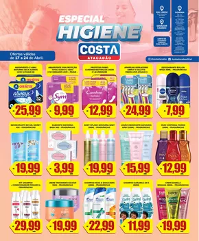 Promoções de Supermercados em Valparaíso de Goiás | Nossas melhores pechinchas de Costa Atacadão | 18/04/2025 - 24/04/2025