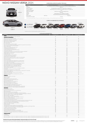 Catálogo Nissan em Curitiba | NOVO NISSAN VERSA.2024 | 18/07/2023 - 18/07/2024