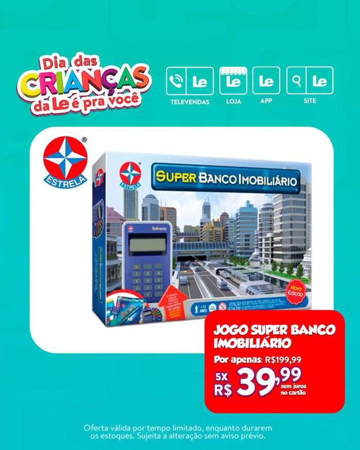 Jogo Banco Imobiliário Estrela - Le biscuit