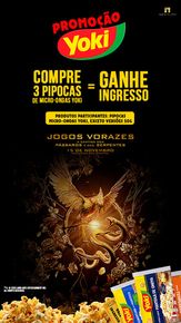 Catálogo YOKI em Curitiba | Ganhe ingresso para JOGOS VORAZES com Yoki | 13/11/2023 - 11/12/2023