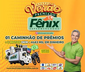 Catálogo Fênix Supermercados | Sorteio Fênix Supermercados | 16/01/2024 - 30/03/2024