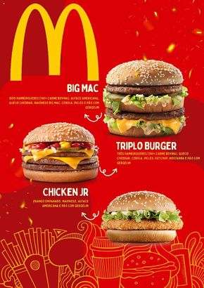Promoções de Fast Food em Belo Horizonte | Catálogo McDonald's de McDonald's | 26/01/2024 - 11/03/2024