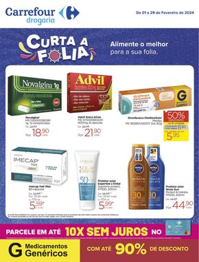 Promoções de Farmácias e Drogarias em Fortaleza | Revista Drogaria de Drogarias Carrefour | 01/02/2024 - 29/02/2024