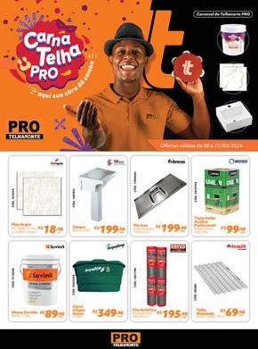 Promoções de Material de Construção em Belo Horizonte | Carna Telha Telhanorte de Telhanorte | 08/02/2024 - 21/02/2024