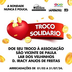 Catálogo Supermercados Imperatriz | Troco Solidário! | 08/02/2024 - 31/07/2024
