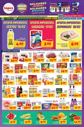 Catálogo Lopes Supermercados em Sorocaba | Super Ofertas Sorocaba | 19/02/2024 - 22/02/2024