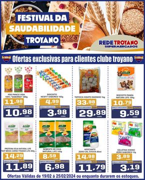 Catálogo Rede Troyano de Supermercados | FESTIVAL DA SAUDABILIDADE  | 19/02/2024 - 25/02/2024