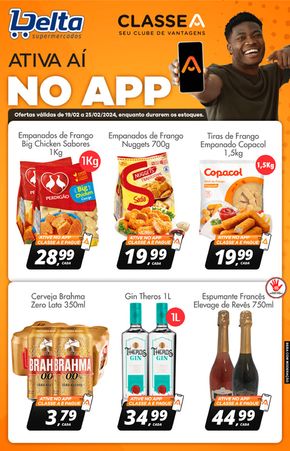 Catálogo Delta Supermercados | Ativa Aí No App Delta Supermercados | 19/02/2024 - 25/02/2024