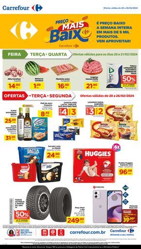 Promoções de Supermercados em Belo Horizonte | Preço Mais Baixo! de Carrefour | 20/02/2024 - 26/02/2024