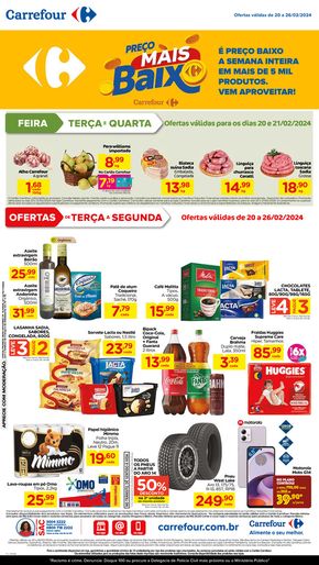 Catálogo Carrefour em Guarujá | Preço Mais Baixo | 20/02/2024 - 26/02/2024