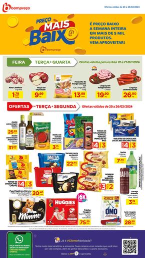 Catálogo Super Bompreço em Olinda | Preço Mais Baixo! | 20/02/2024 - 26/02/2024